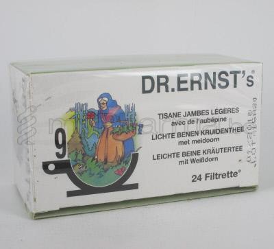 ERNST DR NR 9 KRUIDENTHEE LICHTE BENEN 24 FILTERZAKJES  (geneesmiddel)