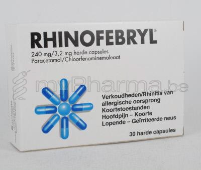RHINOFEBRYL 3,2MG/240MG 30 CAPS                       (geneesmiddel)