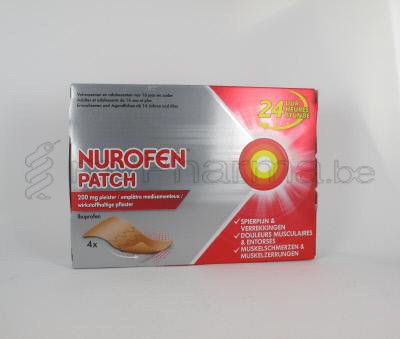 NUROFEN PATCH 200MG PLEISTER  4                    (geneesmiddel)