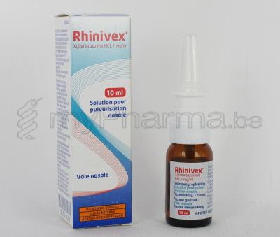 RHINIVEX 0,1% 10 ML NEUSSPRAY                 (geneesmiddel)